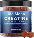 Jednowodzian kreatora Gummie 5000mg dla mężczyzn i kobiet, Jednowodzian do żucia kreatora dla siły mięśniowej, Boost energii, Suplement do ćwiczeń wstępnych (120 Count) - mieszany aromat jagód
