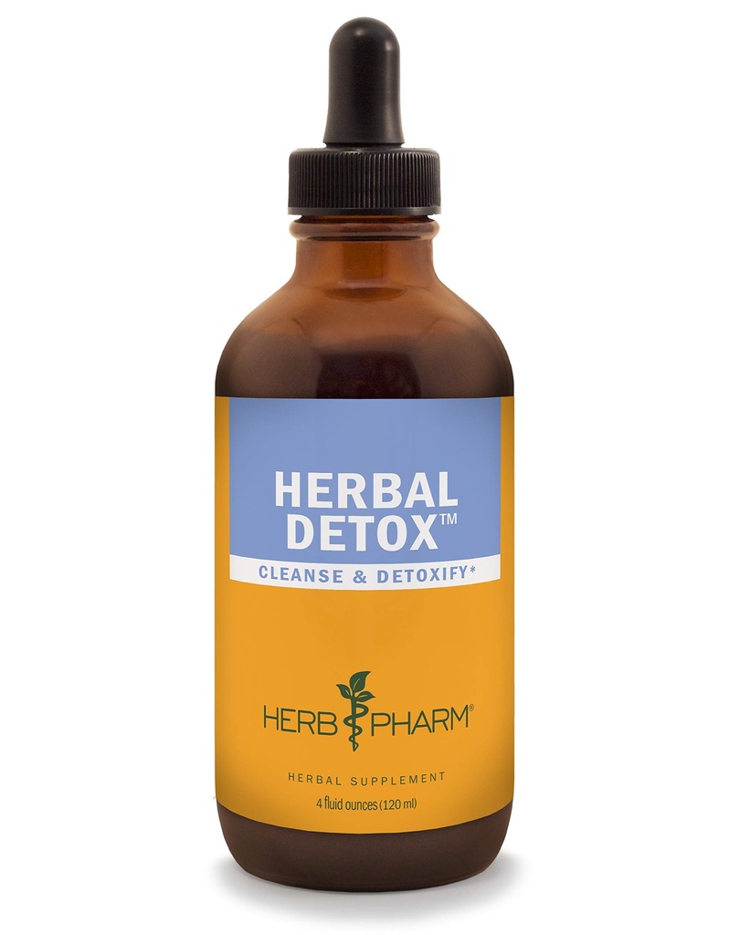 Herb Pharm Liquid Herbal Detox Formuła do oczyszczania i detoksykacji - 4 unce