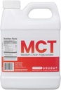 Gliceryna Dostawca MCT Oil - 1 Liter (33.33 Oz.) Food Grade - Non GMO - Halal - Wegan - Zrównoważona palma derived - dla nalewek, Sport Nutrition, Keto lub Paleo Dieta, Czysta energia