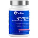 CanPoprzedni Synergy B Complex with L- Theanine 60 Capsules 30- Day Supply - Promote Mental Relaxation, Improve Energy, Cognitive Clarity and Support Body & Mind - Vegan, Non-GMO and gluten- Free