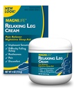 MagniLife Relaxing Ling Cream, Restless Legs, Deep Penetrating Topical for Pain, Naturally Soothe Cramping, Discomfort i Tossing z Lavender i Magnezu - 4oz
