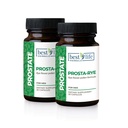 Best Life Herbals Prosta- Żyto - Natural Prostate Supplement for Men Experienting an Extenged Prostate, Częste oddawanie moczu, Nadczynność pęcherza - 2 butelki, 60 kapsułek