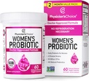 Yhn Women 's Probiotic 50 Billion CFU kapsułki, suplement probiotyczny dla kobiet z 50 Billion CFU Plus klinicznie Proven Składniki, 60 Ct.