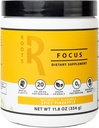 Silver Star Nutrition, Roots Focus Nootropowy suplement mózgu - Pikantny Ananas, Mieszanka Lwa grzyba, Cordyceps, & Reishi Functional Mushrooms + Extended- Release Kofeina, 50 Służenie