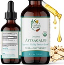 Astragalus Tincture - Wsparcie dla układu immunologicznego, Wsparcie dla układu oddechowego, Wsparcie dla układu pokarmowego, Maca, Suplement ziołowy - 2 Fl Oz