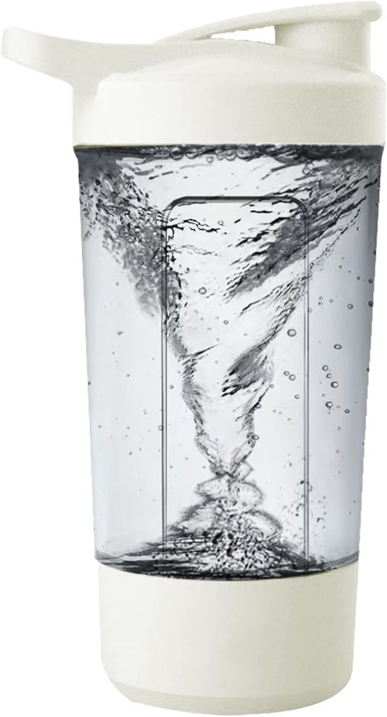 HOTSEVEN Premium Butelka do shakera z białka elektrycznego, wykonana z Tritan - BPA Free - 14 oz Vortex Portable Mixer Cup / USB Rechareble Shaker Butelki do shake z białkami