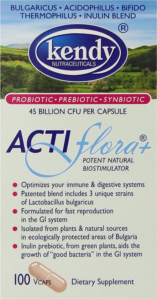 Kendy USA, Actiflora +, Potent Natural Biostymulator, 100 Veggie Caps