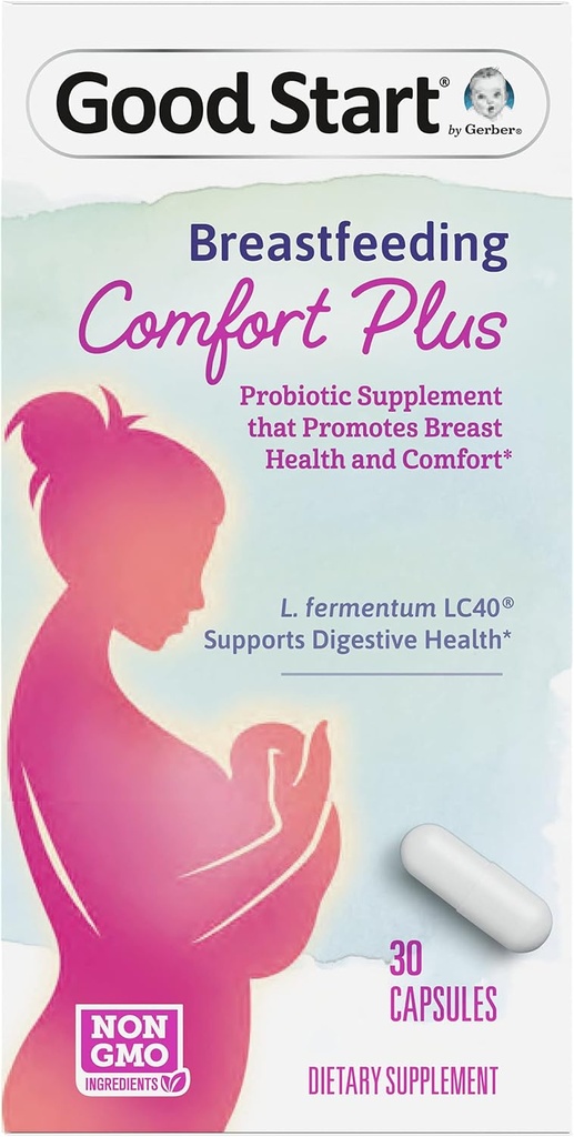 Gerber Good Start Suplement Probiotyczny, Karmienie piersią Comfort Plus, 30 Kapsułki