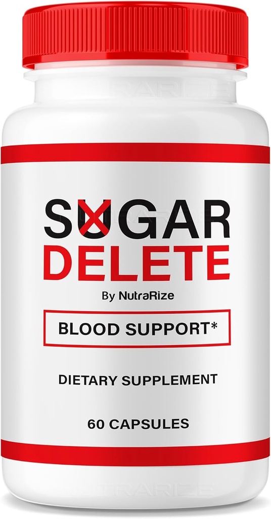 Cukier nutraRize Usuń kapsułki, Oficjalna formuła wsparcia dla ogólnego zdrowia, Cukier Usuń pigułki, aby utrzymać zdrowe stabilne poziomy, Premium SugarDelete Pastillas Review (60 kapsułki)