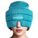 Migrena i ból głowy Relief Ice Cap, 2 Godziny Długotrwałe długotrwałe zimno Terapia Gorzka i zmywalna Forma mocowania Ice Hat do Sinus & Stress Relief, Puffy Eyes, Ciężkie Migreny, Chemo