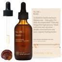 Reishi Mushroom Extract - Double Extracted Fruitbody Mushroom Tincture Incture 124; Wellness Booster, Poprawa snu, Hormony równowagi (60 Służenie)