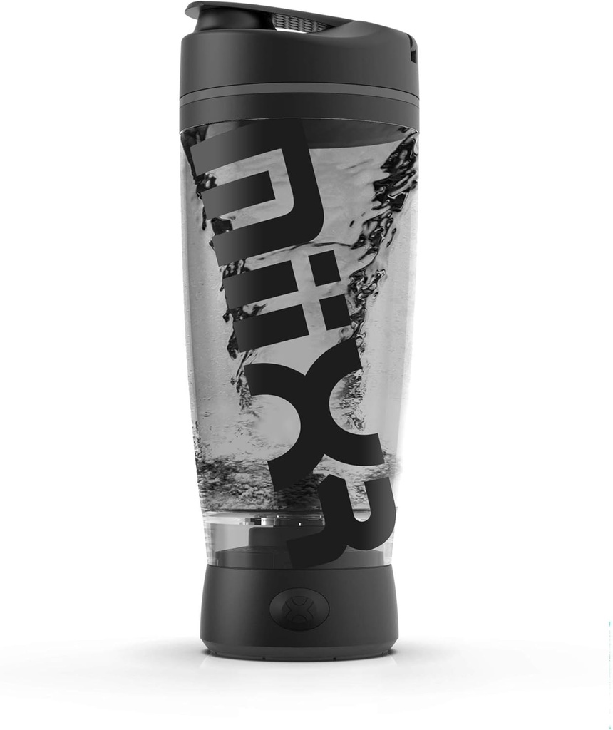 Promixx Original Shaker Butelka (MiiXR Edition) - Battery- zasilany Gładkie Shakes Protein - BPA Free, 20oz Cup (Black / Gray)