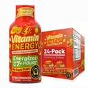 Witamina Energy Focus + Extra Siła Energy Shot Tropical Infusion 24 Pack, 260mg Natural Cafeline, B- Vitamin, CoQ10, Amino Acids, Focus, Productivity & Clarity, Zero Sugar, Gluten- Free, 1.93 fl oz