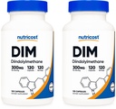 Nutricost DIM (diindolilometan) 300 mg, 120 kapsułek z bioPeriną (2 butelki)