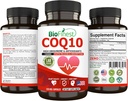 BioFinest CoQ10 Koenzym Q10 100 mg Suplement - Szybkie uwalnianie Absorpcja - Przeciwutleniacz energii immunologicznej serca (120kapsle)