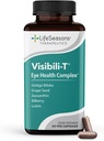 LifeSeasons Visibili- T z Bone Densi- T - Eye Health & Vision Support Supplement - Luteina, Chrom, Marchew Root, Bilberry, Ginkgo Biloba, ekstrakt z nasion winogron, Lycopene, Witamina A & więcej - 120 Kapsułki