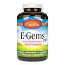 Carlson - E- Gems Plus, Naturalna witamina E 400 j.m., wspomaga zdrowe serce, 250 miękkich żel