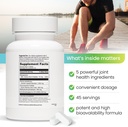 REVITALIZE Mobilność + Zaawansowane Joint & Connective Tissue Support Formuła zapalności, Joint Care & Relief, Heart & Immune Support, Perna Canaliculus, Glukozamina, MSM, DMG- 90 Tablets