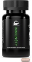 Sur Immunitet Immune Supplement Supplement z witaminą C, Acerola Cherry, Turmeric & Green Tea Extract - Optimal Defense Wellness Regimen, Antyoksydant Blend & Vegan Polyfenol Supplement (120 kapsułki)