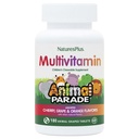 NaturesPlus Animal Parade Dzieci Chewable Multivitamin - 180 Animal- Shaped Tablets - Naturalne smaki różne - Wegetarianin, Gluten Free - 90 Servings