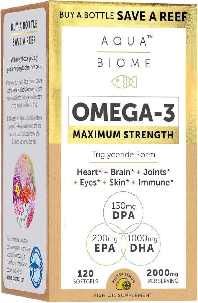 Enzymedica Maksymalna wytrzymałość olej rybny o wysokiej mocy, EPA DHA Omega 3 Suplement Equipment 124; Burdess, 120 Softgels