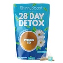 Skinny Boost Wieczór Detox Teach- 14 Tea Bags Total, Wsparcie Detox i Cleanse, Redukcja Bloating, 100% Wszystkie naturalne, Wegan, Nie GMO