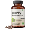 Futurebiotyka Chill Pill + Ashwagandha, Rhodiola, ziele dziurawca, & L- Theanine - Non-GMO, 120 Tabletki wegetariańskie