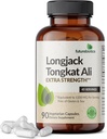 Futurebiotyka Longjack Tongkat Ali Extra Siła Energia & Wsparcie dla Staminy - Non-GMO, 90 Kapsułki wegetariańskie