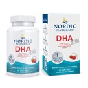 Nordic Naturals DHA Xtra, Strawberry - 60 Soft Gels - 1660 mg Omega-3 - Wysoka Intensywność DHA Formuła dla wspomagania mózgu i układu nerwowego - Non-GMO - 30 Służenie