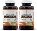 Tajemnice Tribe Galangal USDA Organic 120 Kapsułki (2 szt.) 124; Made with Vegetarian Capsules and Certified Organic Galangal (Alpinia Galangal) Suszony Korzeń (2x120 Kapsułki)