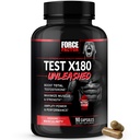 FORCE FACTOR Test X180 uwolniony Testosteron Booster dla mężczyzn do budowania mięśni, Zwiększenie siły i poprawy wydajności, suplement testosteronu dla zdrowia mężczyzn, 90 Kapsułki