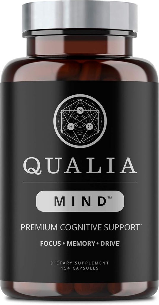 NEUROHACKER COLLECTIVE Qualia Mind Nootropics 154 ct < 124; Najlepsze uzupełnienie mózgu dla pamięci, Focus, energia mentalna