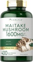 Carlyle Maitake Mushroom Kapsułki 124; 1600mg 124; 400 Hrabia 124; Non- GMO & Gluten wolny ekstrakt 124; Suplement do grzybów