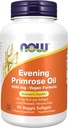 Now Foods Supplements, Wieczorne Primrose Oil 1000 mg, Cold Pressed, Hexane Free, Vegan Formula, 90 Veg Softgels