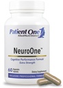 Pacjent NeuroOne 124; Suplement do Wspomagania Pamięci, Kognicji, Nastrojów i Skupiania * 124; z Citicoline, Acetyl- L- Karnityna, Gingko i więcej 124; 60 Kapsułki
