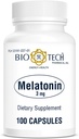 Bio- Tech Farmaceutyczna melatonina (3 mg, 100 kapsułek)