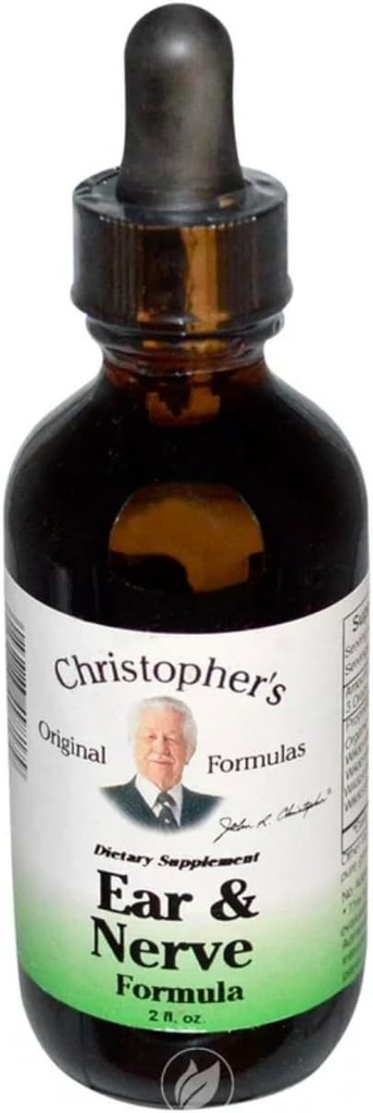 Oryginalne wzory Christophera Wyciąg z uszu i nerwów, Wsparcie systemu nerwowego, 2 fl oz - Opakowanie po 2