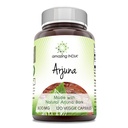 Amazing India Arjuna (Made with Natural Arjuna) 500 Mg Supplement Agregat 124; Kapsułki wegetariańskie Agregat 124; Non- GMO Agregat 124; Gluten- Free Agregates 124; Made in USA (1 Pack Agregat 124; 120 Count)