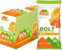 PROBAR - BOLT Organic Energy Chews, Orange, Non-GMO, Gluten- Free, USDA Certified Organic, Healthy, Natural Energy, Gummies Fast Fuel z witamin B & C (12 Count)