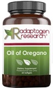 Olej Oregano Softgels - Oregano Oil Supplement with Highly Concentrated Carvacrol - Wspiera czyszczenie jelit - małe tabletki (60 Softgels) Złoto