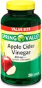 Jabłko Cider Vinegar, 450mg, 250 Kapsułki Value Size 124; Suplement diety VED 124; Gluten- Free, Sugar Free, Laktoza Free 124; Jabłko Cider Vinegar by Spring Valley
