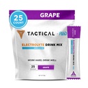 Fluid Tactical - Zero Sugar, Keto Electrolyte Powder, Pakiety nawadniające, Made in USA (Grape, 25 Count)