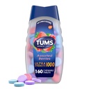TUMS Ultra Siła żucia Antacid Tablets for Heartburn Relief and Acid Infersition Relief, Różne Jagody - 160 Count