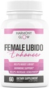 Harmony GIOW: Nowy Libido Booster dla kobiet 124; Boost Desire, Mood, Energy, Sensitivity Between 124; Tribulus, Muira Puama + 12 Więcej Ultra Dossed Potężne składniki 124; Natural & Safe 3 Party Tested - 60 Kapsułki