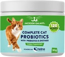 Kompletne Probiotyki Kot z Prebiotyki i Enzymy przez Jackson Galaxy - Wsparcie trawienia, Suplement diety immunologicznej - Made in The USA