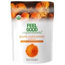 Food Good Superfoods Pure Curcumin w proszku, Organic, Non-GMO, Wegan z bulk ziemi Turmeric Root z Indii, Curcuma Longa Joint Supplement, 5 oz