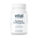 Witalne składniki odżywcze Pyridoxal- 5 Fosforan 124; Aktywowana Witamina B6 Bis 124; Metylowane B6 dla Metabolizm, PMS i Menstrual Support * Biodegradowalne 124; Wysokowydajny suplement P5P 124; Gluten, Dairy, Soy Free 124; 90 Kapsułki