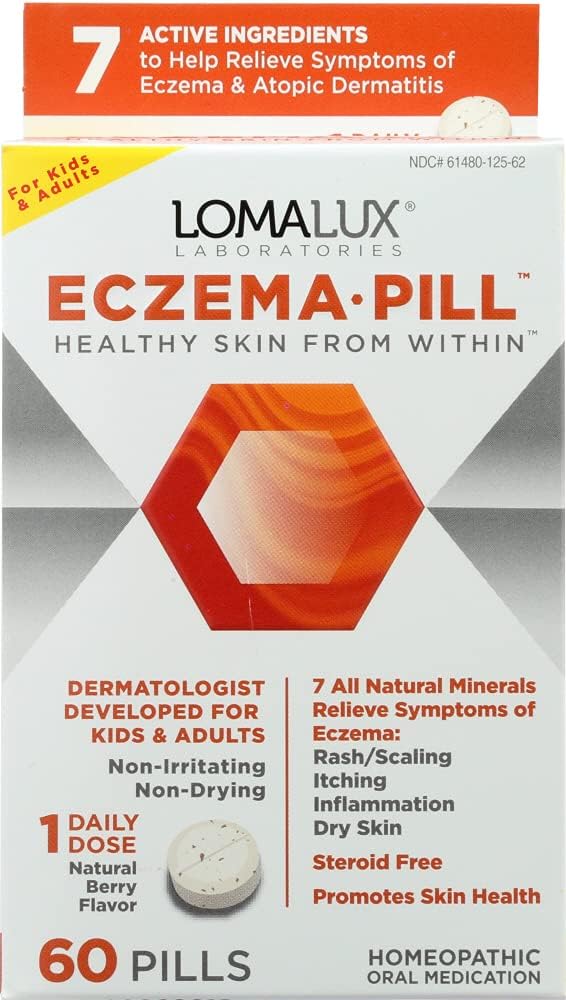 Loma Lux Laboratories Homeopatic Supplement, Eczema, 60 Count (3 opakowania)