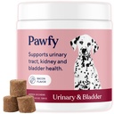 Pawfy Dog UTI Supplement Equipment 124; Żurawina & D- Mannose dla Traktu moczowego & Bladder Health 124; Idealny dla Senior Dogs Equipment 124; Urynary Tract Infection Control Equipment 124; Witaminy psów i suplementy - 30 Chews
