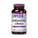 Bluebonnet Multi Minerals Supplement Plus Boron Chelated Magnezu Potasu Miedź Selenium Mangan Chrom & Cynk Complex for Women & Men - Nie Żelazo, Nie-GMO, Gluten- Free - 180 Kapsułki roślinne